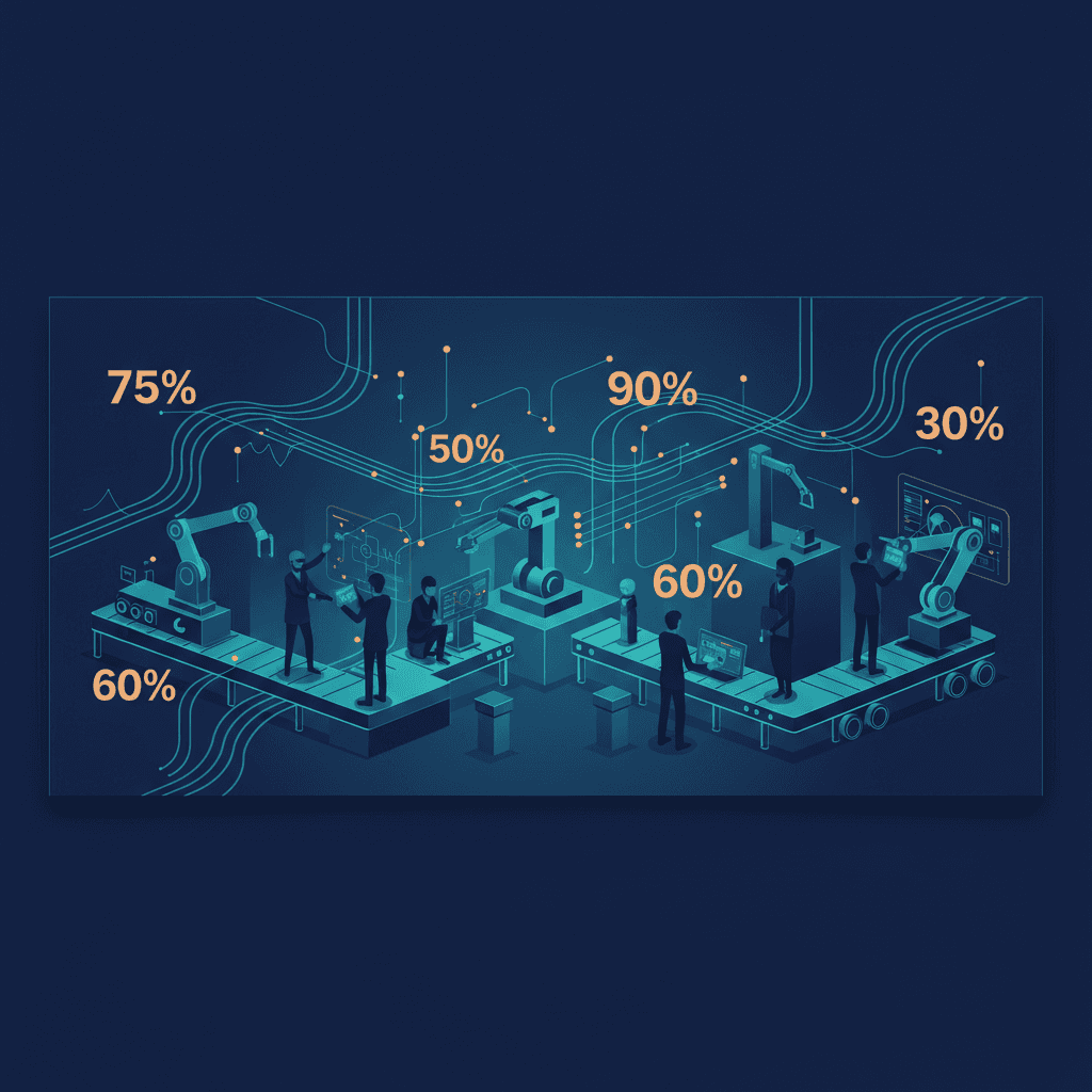 Polska w europejskiej czołówce automatyzacji pracy. McKinsey: 61% roboczogodzin do zmiany